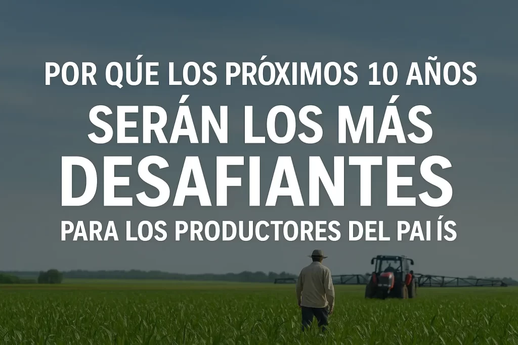 Por qué los próximos 10 años serán los más desafiantes para los productores del país