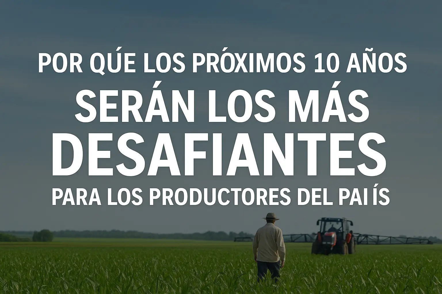 Por qué los próximos 10 años serán los más desafiantes para los productores del país